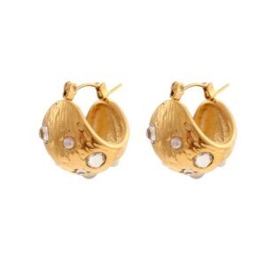 BOUCLES D’OREILLES MILA ACIER TITANE